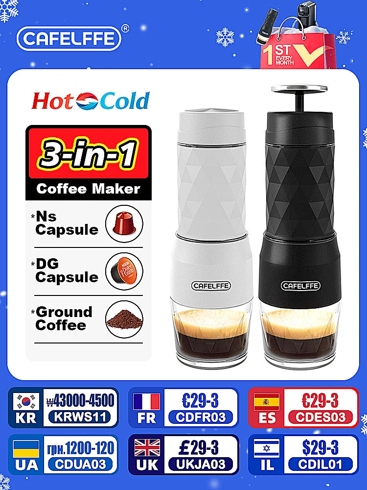 3 In1 Portable Coffee Machine 